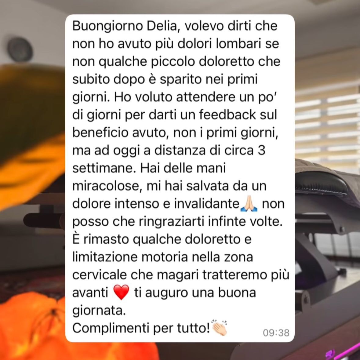 Testimonianza paziente 20